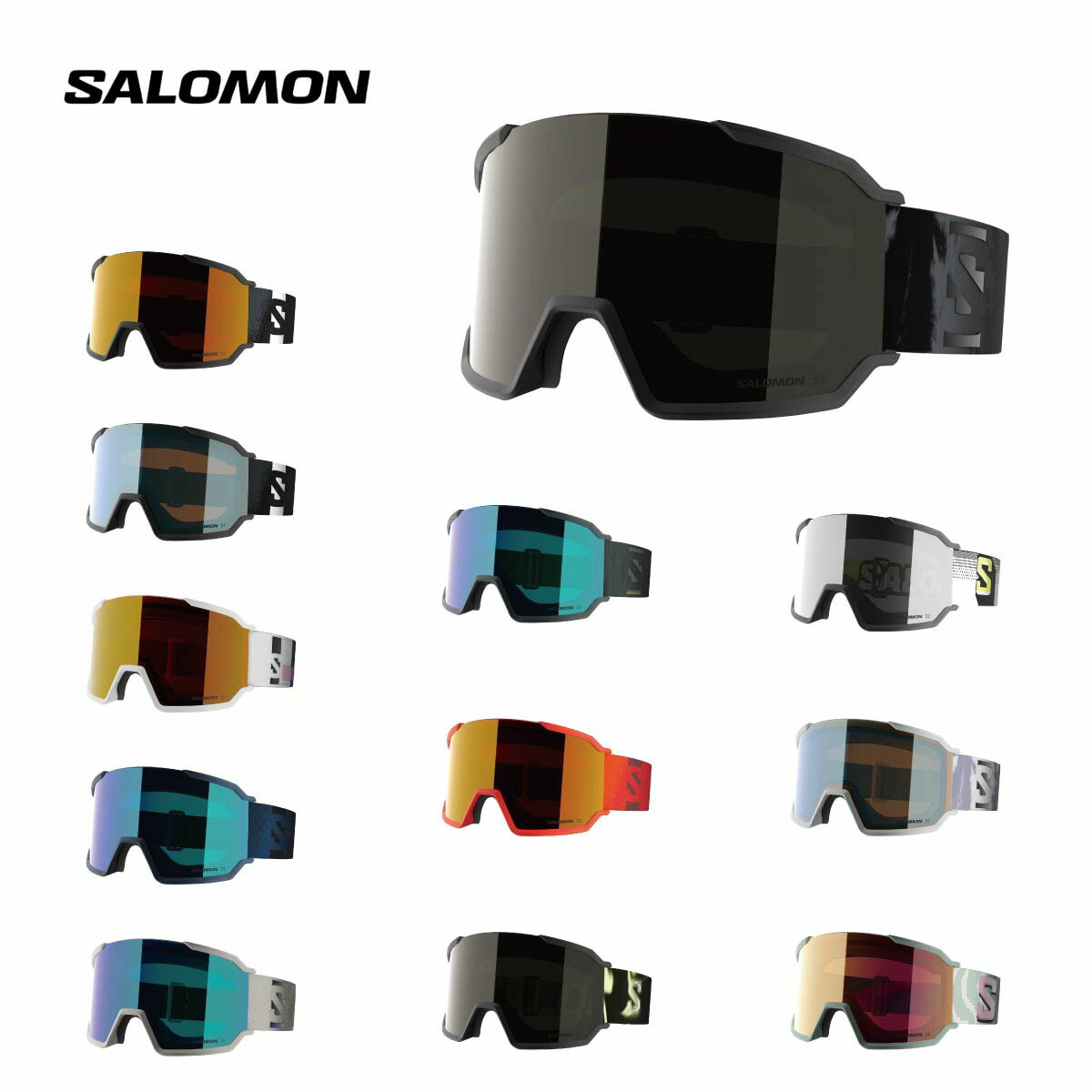 SALOMON サロモン スキーゴーグル メンズ レディース＜2026＞S/VIEW 3 ML / エス/ヴュースリーエムエル【メガネ・眼鏡相応うゴーグル】【捉え所の無い容れもの付】 日本定まり品 【調光】