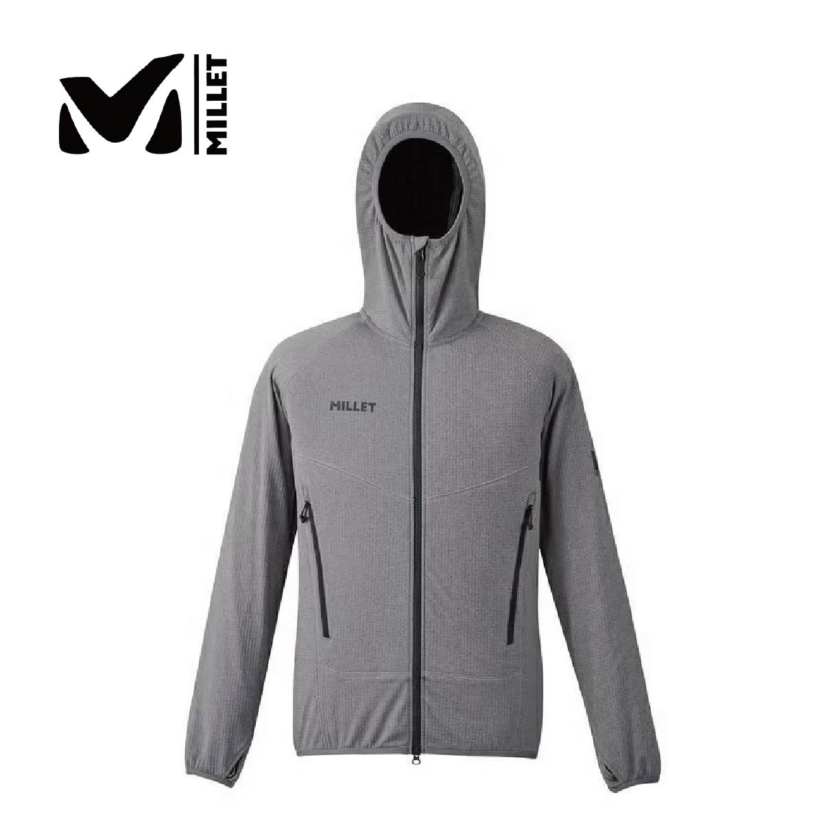 ミレー MILLET スキーの板お召しもの トップス メンズ ＜2026＞MIV02040 / DRY GRID HOODIE M / 素っ気ない グリッド フーディ
