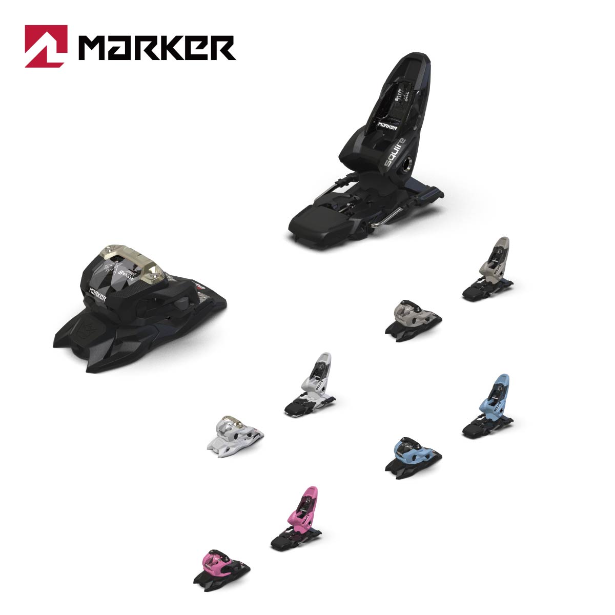 【早期取っておく】MARKER 目じるし スキーの板 ビンディング ＜2027＞SQUIRE 11 / スクワイア 11 / 7424
