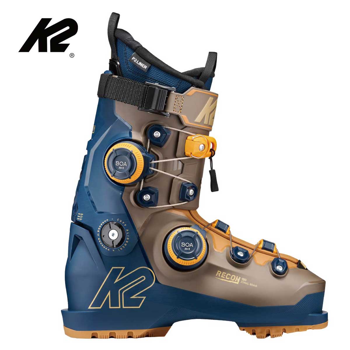 【早期取って置く】K2 ケーツー スキーの板ブーツ メンズ レディース＜2027＞RECON 120 ZONAL BOA / リーコン 120 ゾーナル ボア / KS261921 【boa積み上げる】【グリップウォーク】