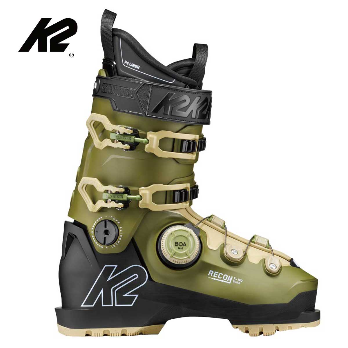 【早期取っておく】K2 ケーツー スキーの板ブーツ メンズ レディース＜2027＞RECON X BOA 120 / リーコン X ボア 120 / KS261924 【boa積み上げる】【グリップウォーク】