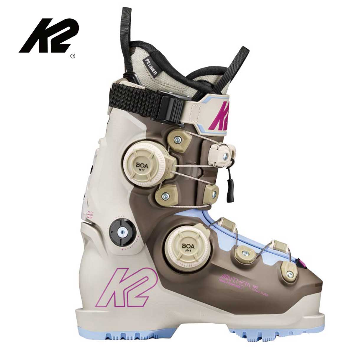 【早期取っておく】K2 ケーツー スキーの板ブーツ  レディース＜2027＞ANTHEM 105 ZONAL BOA / アンセム 105 ゾーナル ボア / KS261930 【boa積み上げる】【グリップウォーク】