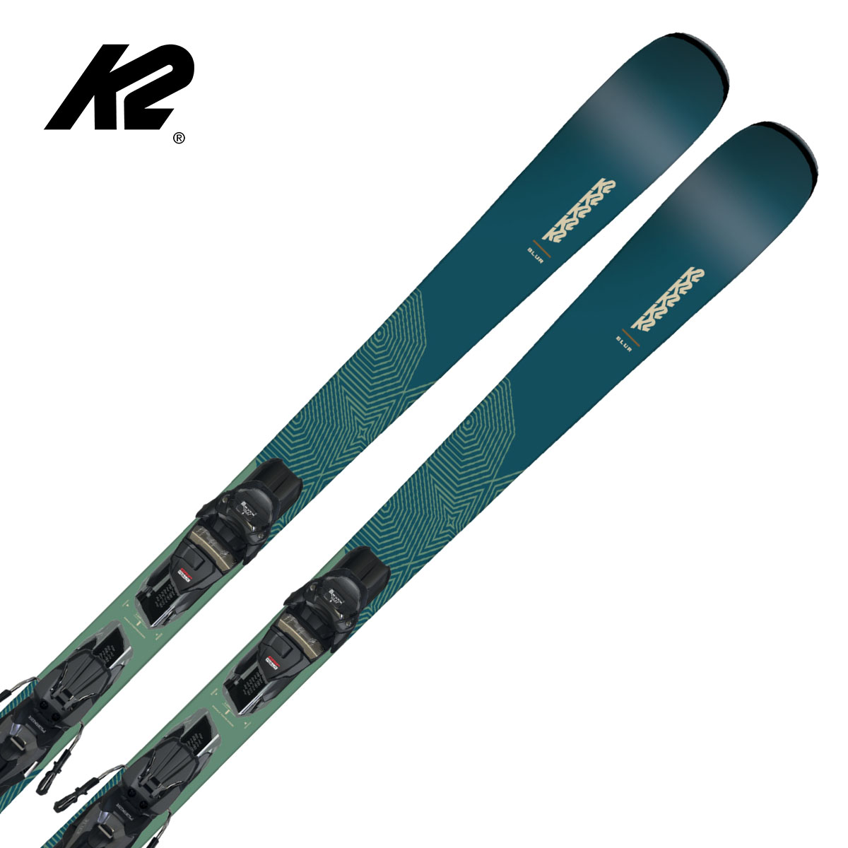 【早期取っておく】K2 ケーツー スキーの板板 レディース＜2027＞BLUR 76 W QUIKCLIK FREE / [KS251282] + M3 10 Compact Quikclik 80粍 ビンディング 書き割り 取り付き無料
