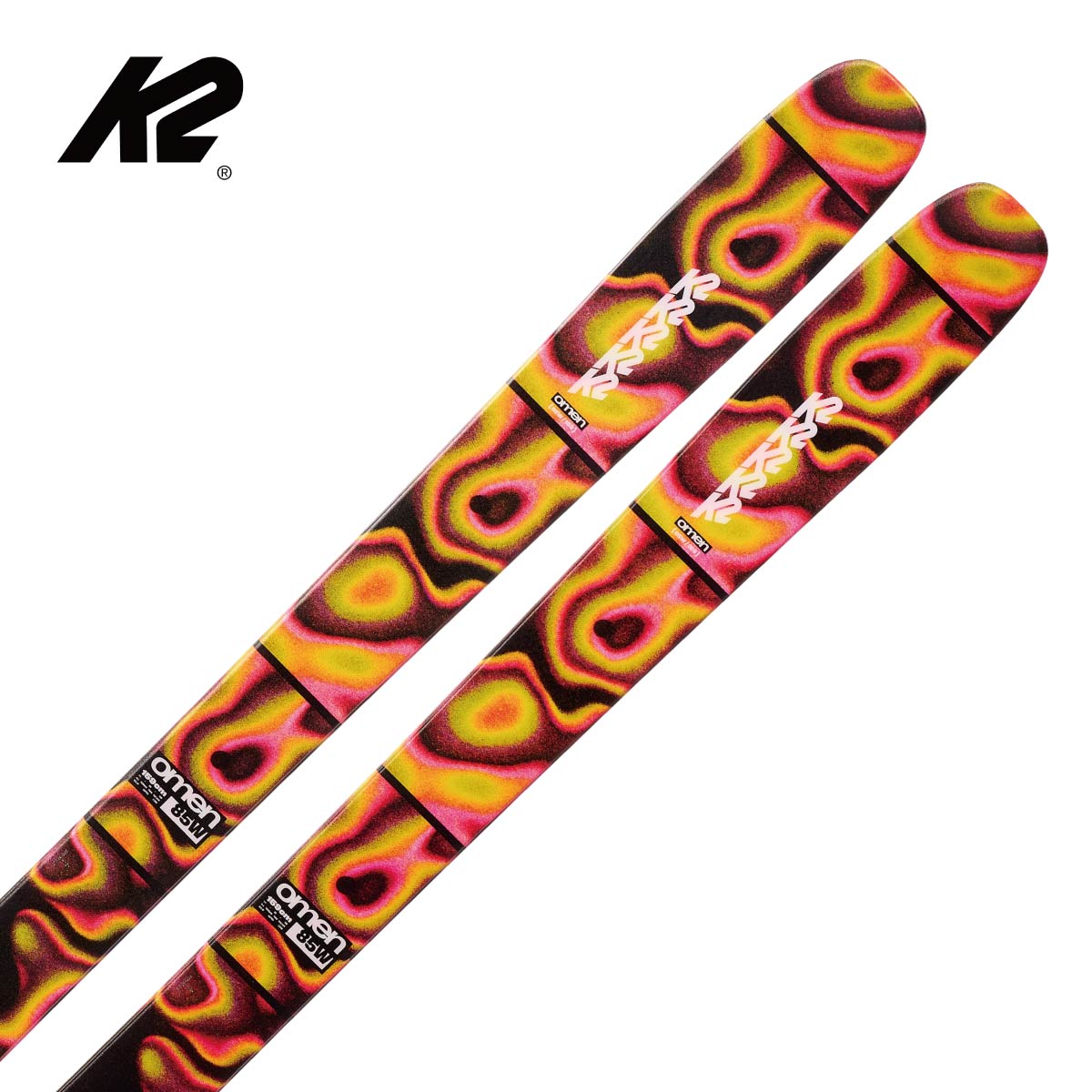 【早期取って置く】K2 ケーツー スキーの板板 レディース＜2027＞OMEN 85 W / [KS250975] 【板のみ】