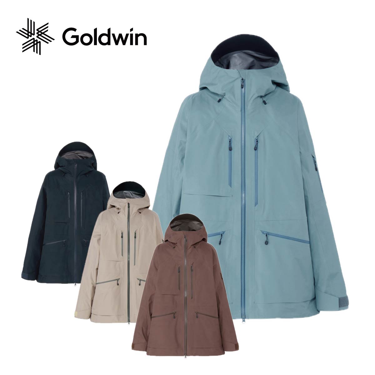 【早期取っておく】Goldwin ゴールドウイン スキーの板御召しもの 上衣 メンズ レディース＜2027＞GORE-TEX 3L WORK POCKET JACKET / G06301【GORE-TEX】