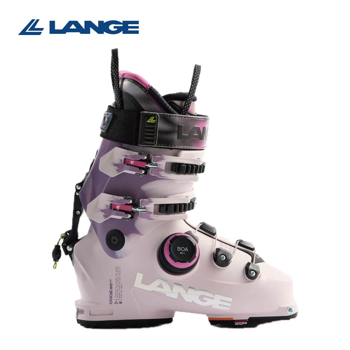 【早期取って置く】LANGE 言葉づかい スキーの板ブーツ レディース ＜2027＞CODE 95 W BOA MV GW / 吊りひも 95  W ボア エムブイ ジーダブル / LBP7280【グリップウォーク】【boa積み上げる】