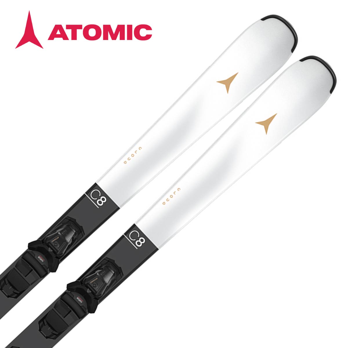 【早期取って置く】ATOMIC アトミック スキーの板板 レディース ＜2027＞CLOUD C8 / AASS03604 + M 10 GW ビンディング 書き割り 滑りだし無料 【グリップウォーク相応う】