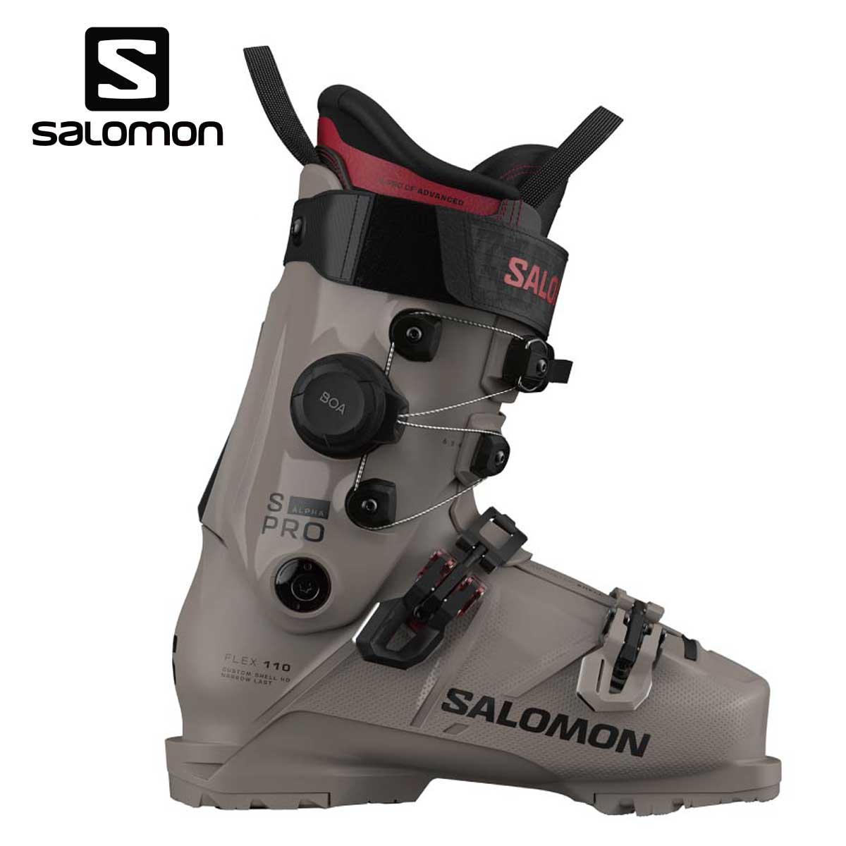 【早期取っておく】SALOMON サロモン スキーの板ブーツ メンズ レディース ＜2027＞S/PRO ALPHA C BOA 110 / S/PRO アルファ C ボア 110 / L49298700【グリップウォーク】【boa積み上げる】