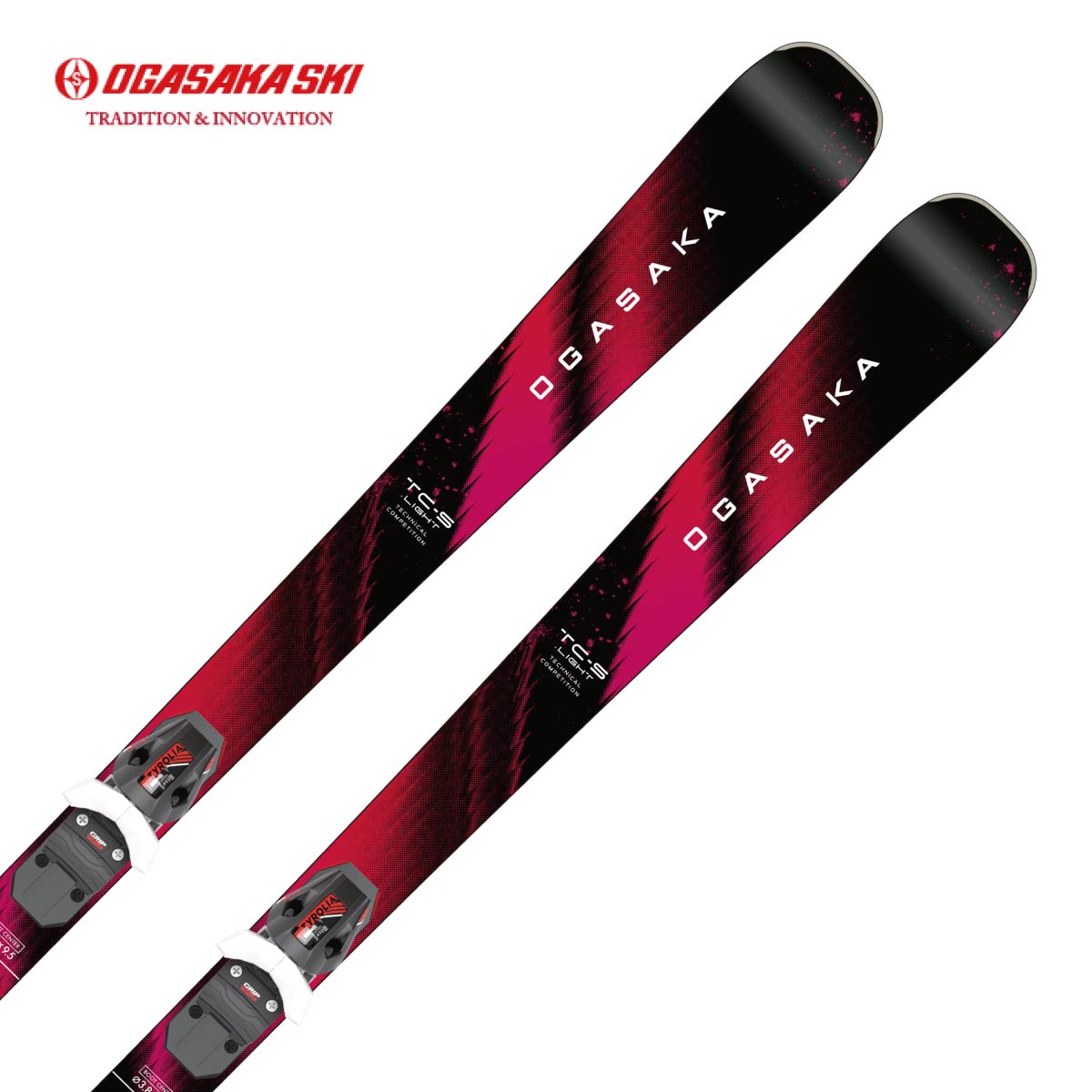 【早期取って置く】OGASAKA オガサカ スキーの板板 メンズ レディース＜2027＞TC-S.LIGHT ＋ RACE PLATE WCR TEAM + VX12 GW M.BK/WT/RD ビンディング 書き割り 滑りだし無料【グリップウォーク相応う】