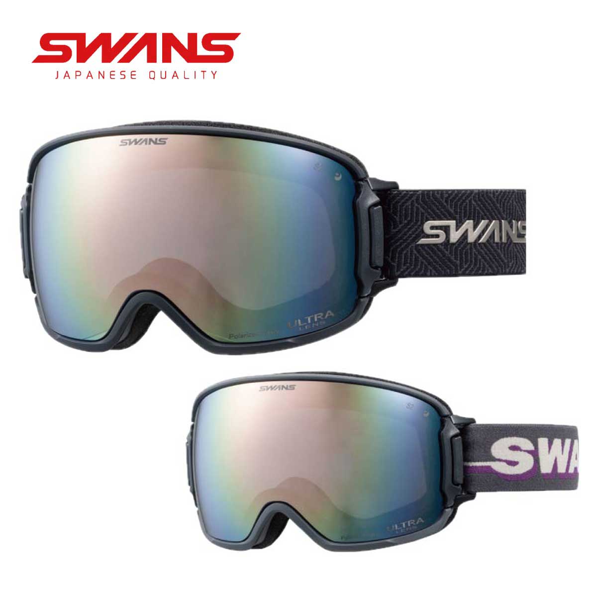 【早期取っておく】SWANS スワンズ スキーゴーグル メンズ レディース ＜2027＞RIDGELINE / リッジライン / RL-MDH-PU-LP 【ASIAN FIT】【銀鏡】【メガネ・眼鏡相応うゴーグル】