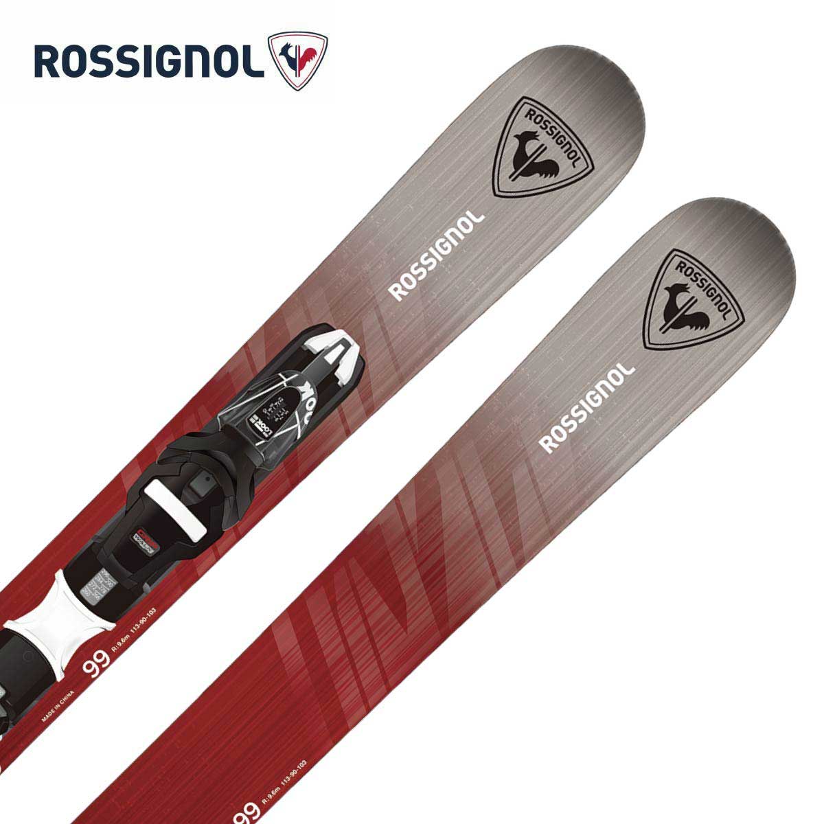【早期取って置く】ROSSIGNOL ロシニョール スキーの板板 メンズ レディース＜2027＞SUPER VIRAGE MINI / [RRPJJ01] + XPRESS + Xpress 10 GW [FCJD010] ビンディング 書き割り 滑りだし無料
