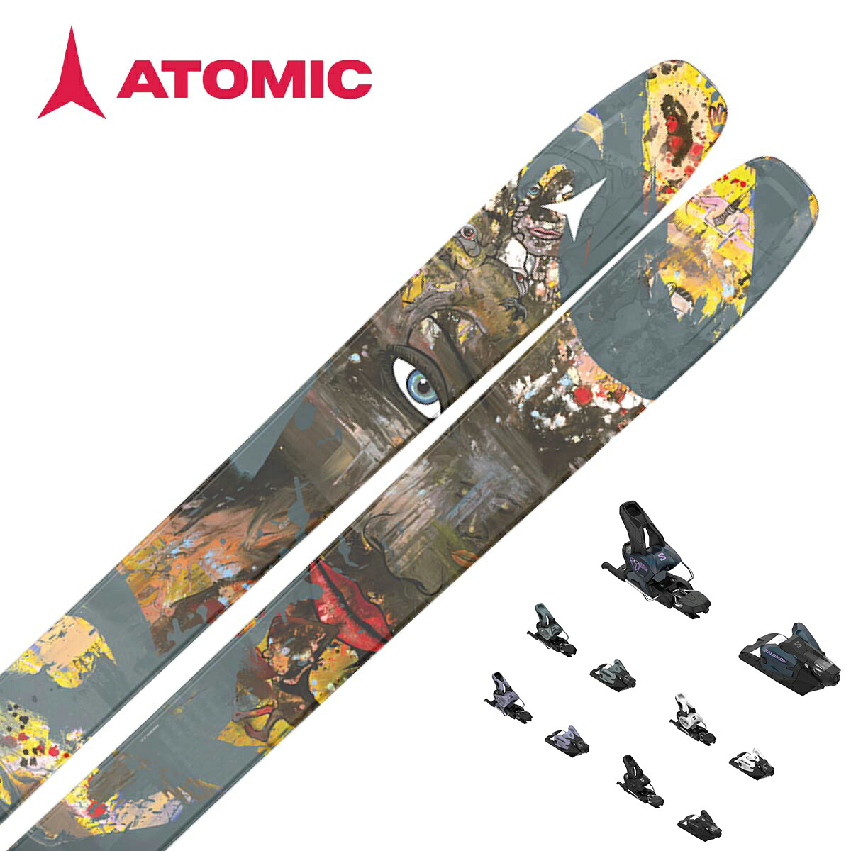 ATOMIC アトミック スキー板 メンズ レディース ＜2027＞Bent Chetler 120 / AA0030954 + ＜27＞SALOMON STRIVE 12 GW ビンディング セット 取付無料【グリップウォーク対応】｜スキー専門店　タナベスポーツ