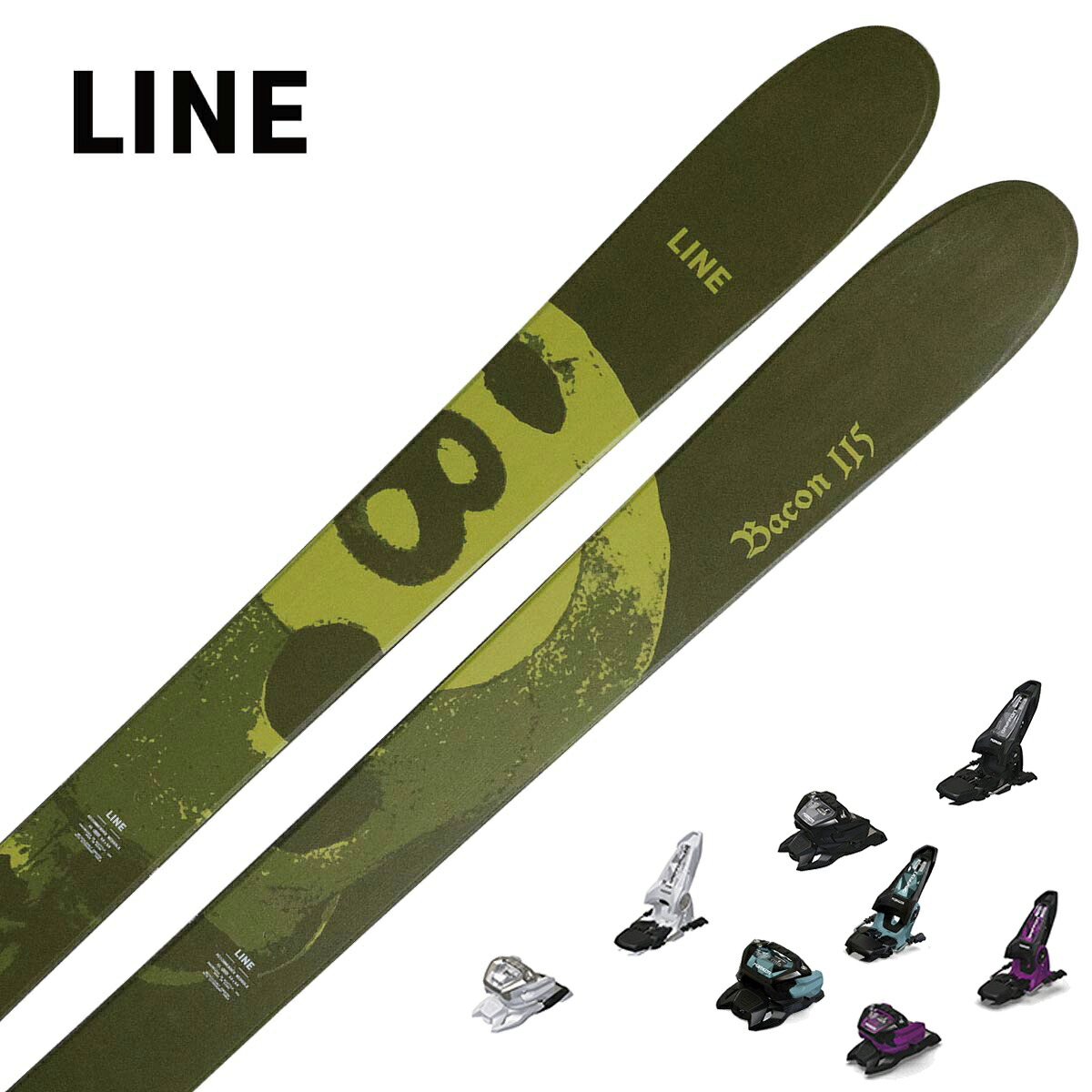 LINE ライン スキー板 メンズ レディース＜2027＞BACON 115 / LN26177000 + ＜26＞GRIFFON 13 GW ビンディング セット 取付無料【グリップウォーク対応】｜スキー専門店　タナベスポーツ