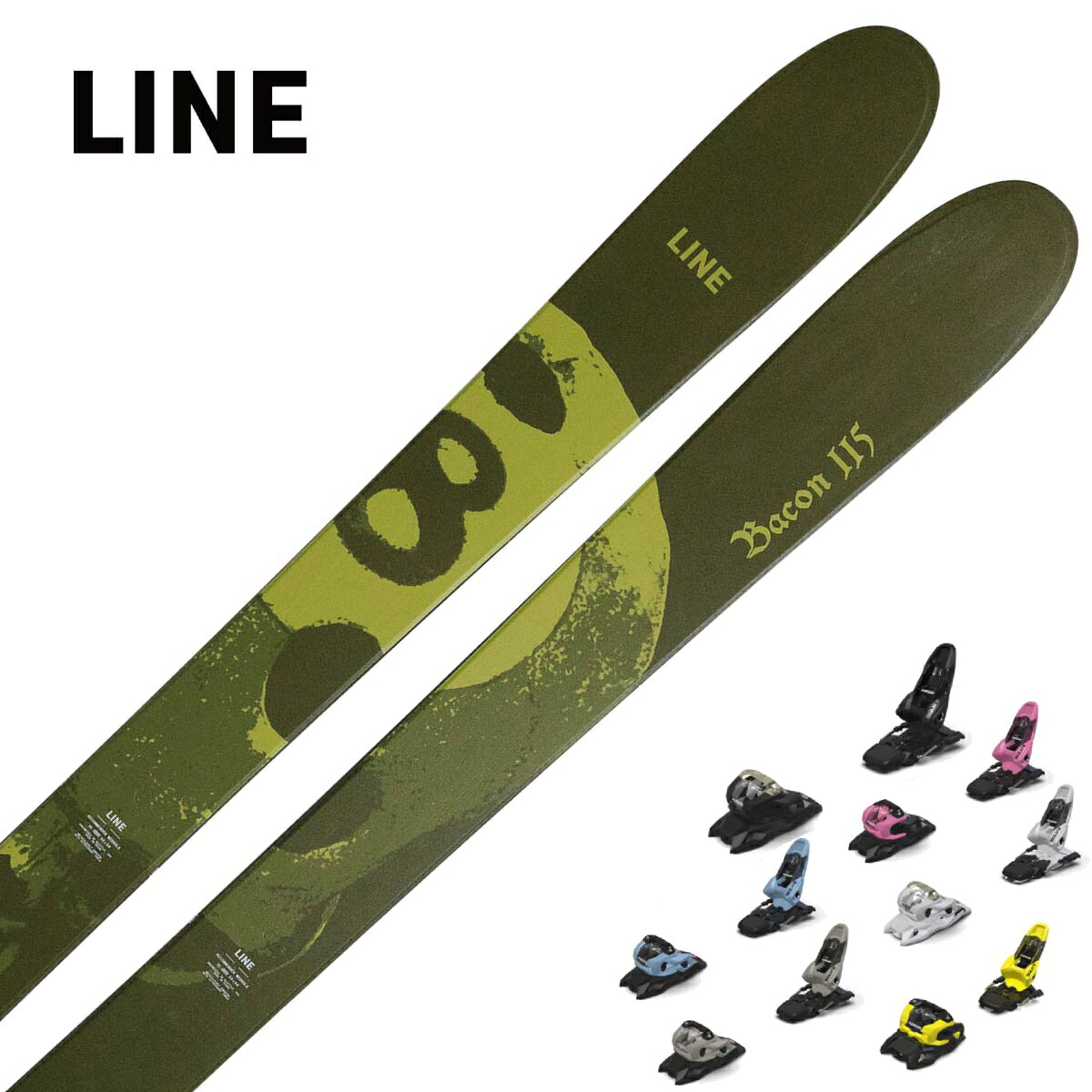 LINE ライン スキー板 メンズ レディース<2027>BACON 115 / LN26177000 + <27>SQUIRE 11 ビンディング セット 取付無料|スキー専門店 タナベスポーツ