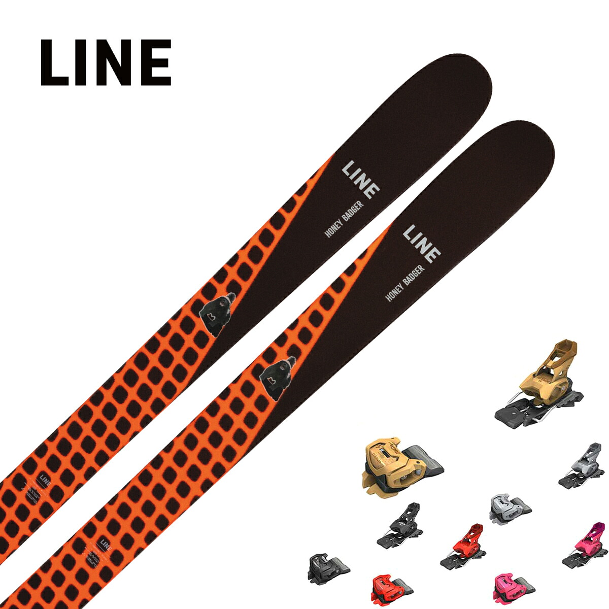 LINE ライン スキー板 メンズ レディース＜2027＞HONEY BADGER / LN26178400 + ＜27＞ATTACK 14 GW ビンディング セット 取付無料【グリップウォーク対応】｜スキー専門店　タナベスポーツ