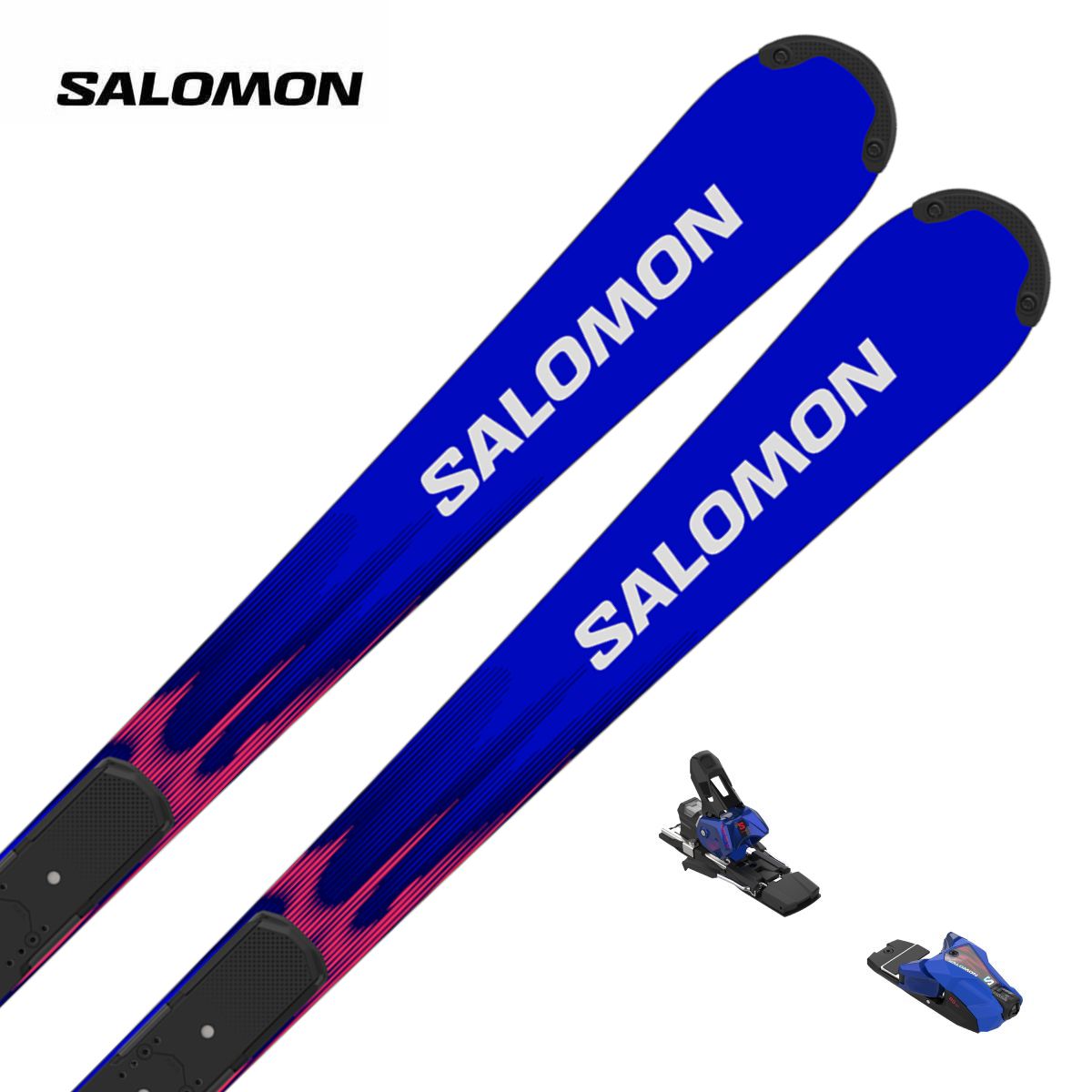 SALOMON サロモン スキー板 ジュニア【U16/U14】＜2027＞ EQUIPE FIS SL /【L49280000+】+ P98 + ICON RS 12 ビンディング セット 取付無料【FIS対応】｜スキー専門店　タナベスポーツ