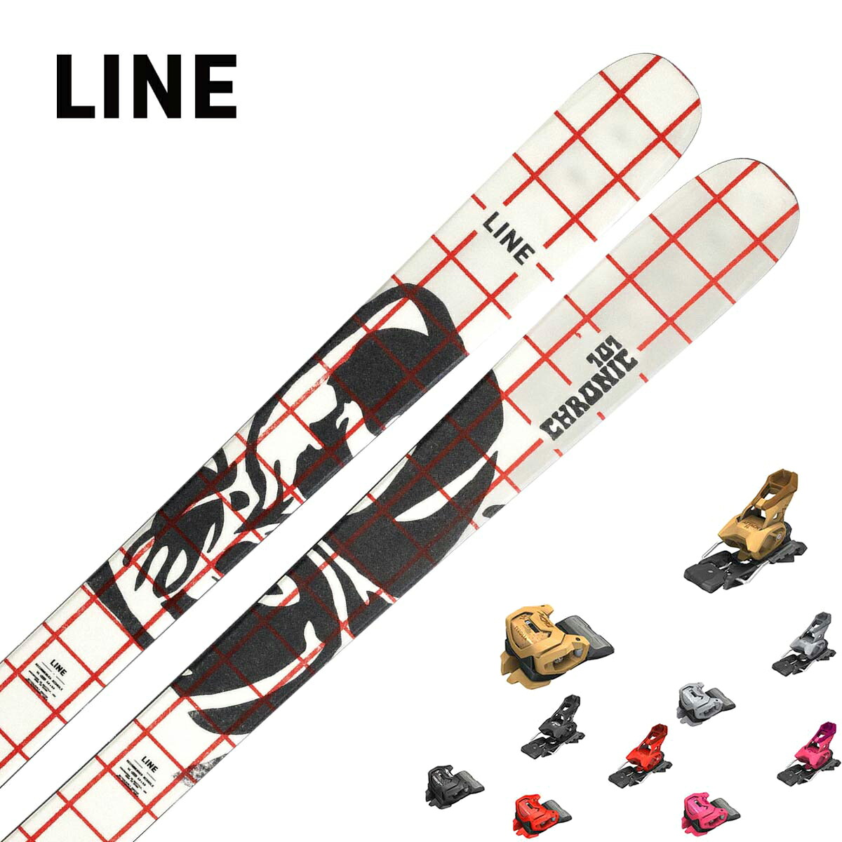 LINE ライン スキー板 メンズ レディース＜2027＞CHRONIC 101 / LN26177200 +＜27＞ATTACK 14 GW ビンディング セット 取付無料【グリップウォーク対応】｜スキー専門店　タナベスポーツ