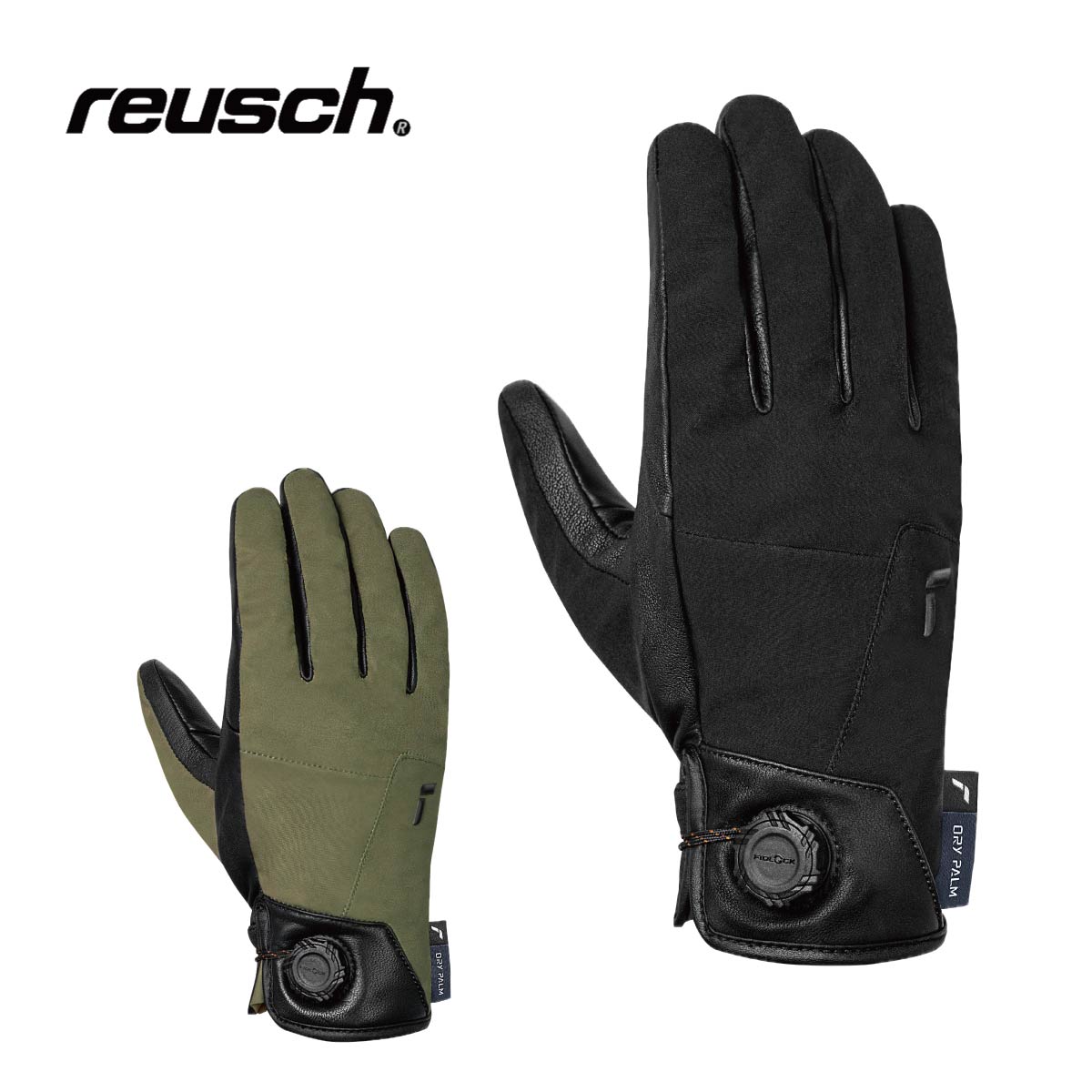 REUSCH ロイシュ スキーグローブ メンズ レディース<2027>ROY DRY PALM FIDLOCK / 65 01 184 日本正規品|スキー専門店 タナベスポーツ