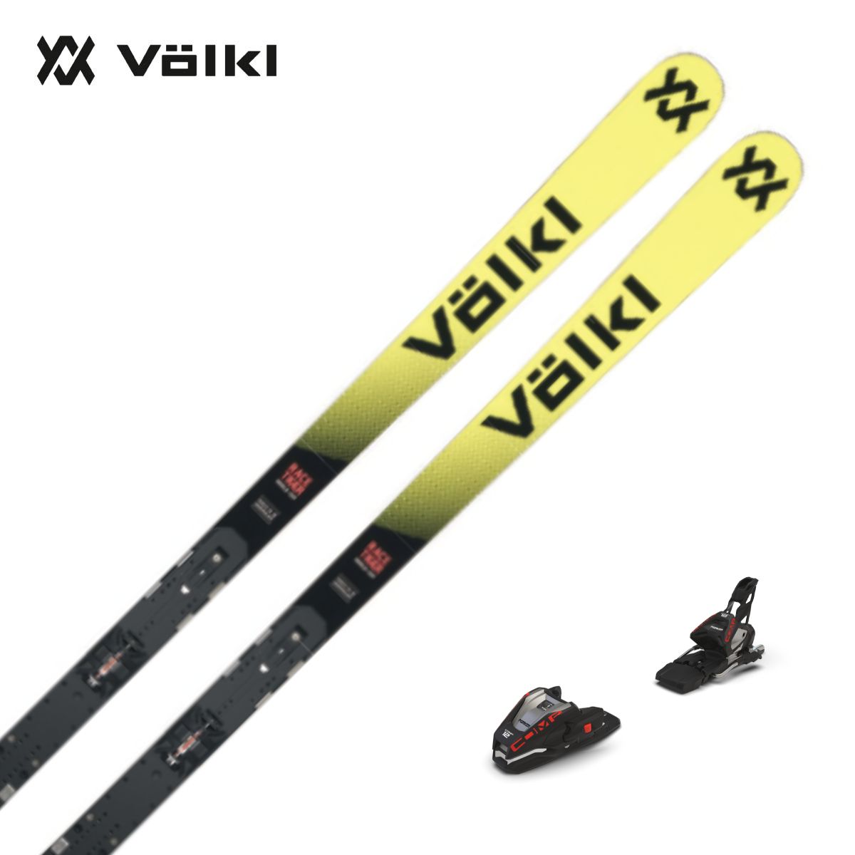VOLKL フォルクル スキー板 メンズレディース＜2027＞RACETIGER GS R WC-PLATE + COMP 12 / V26108210/ビンディング セット 取付無料｜スキー専門店　タナベスポーツ