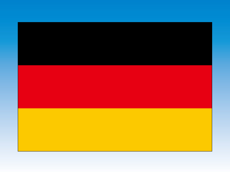 楽天市場 ドイツ 国旗 1 180cm エクスラン生地 アクリル100 外国旗 応援 会議 田中旗店