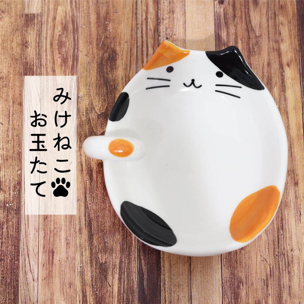 楽天市場 みけねこ お玉たて 陶器 猫グッズ 猫好きさんと繋がりたい 猫雑貨 ねこ キッチン 鍋 食卓 家族 おしゃれ なごみ ポイント消化 田中箸店