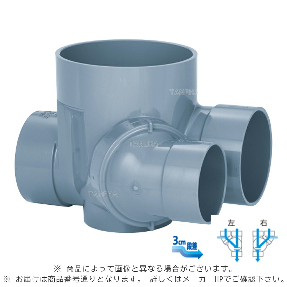 楽天市場】ｱﾛﾝ化成 小口径ﾏｽ 平行.90ﾟ 合流 : SD-HY 右100 x100