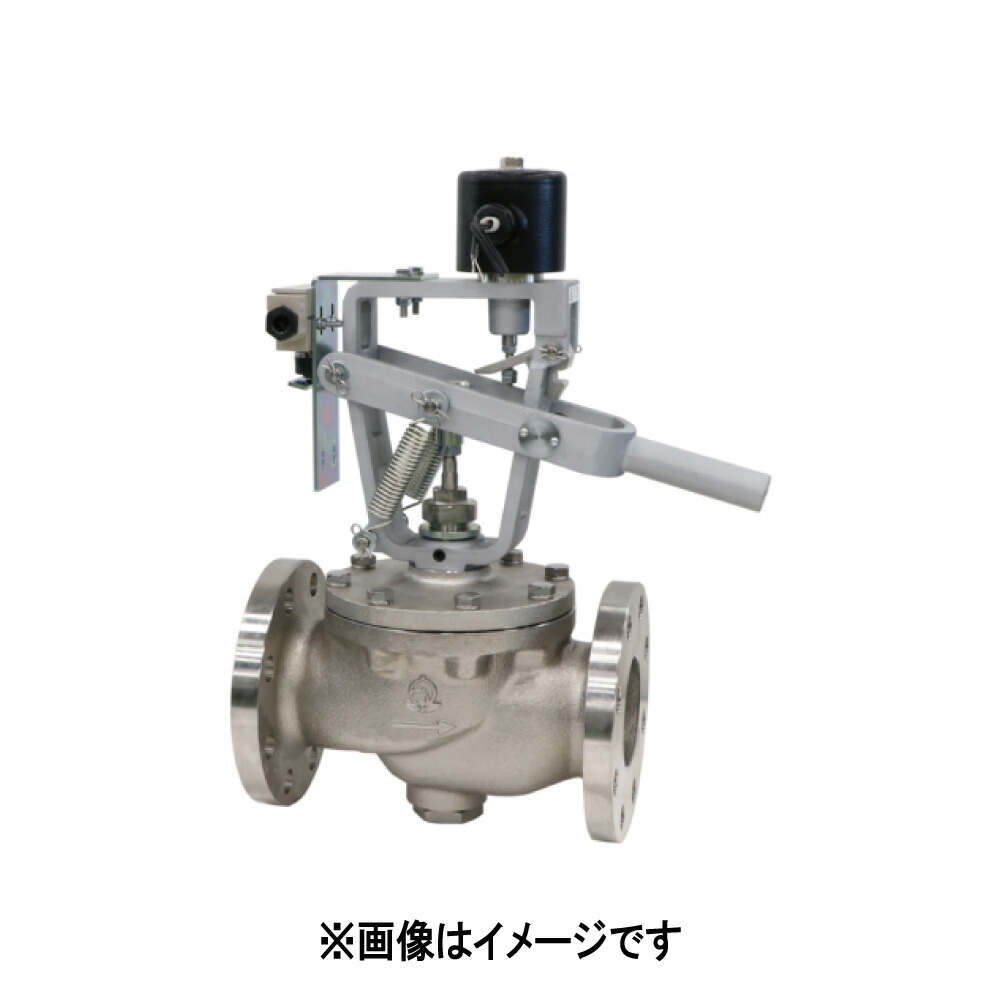 ﾍﾞﾝ 手動引きかえす通電閉感震閉 10KF 水   水法 SCS : EIT 2DN-VC 100  受水槽はけ口用電磁 緊遮弁     受注品∴