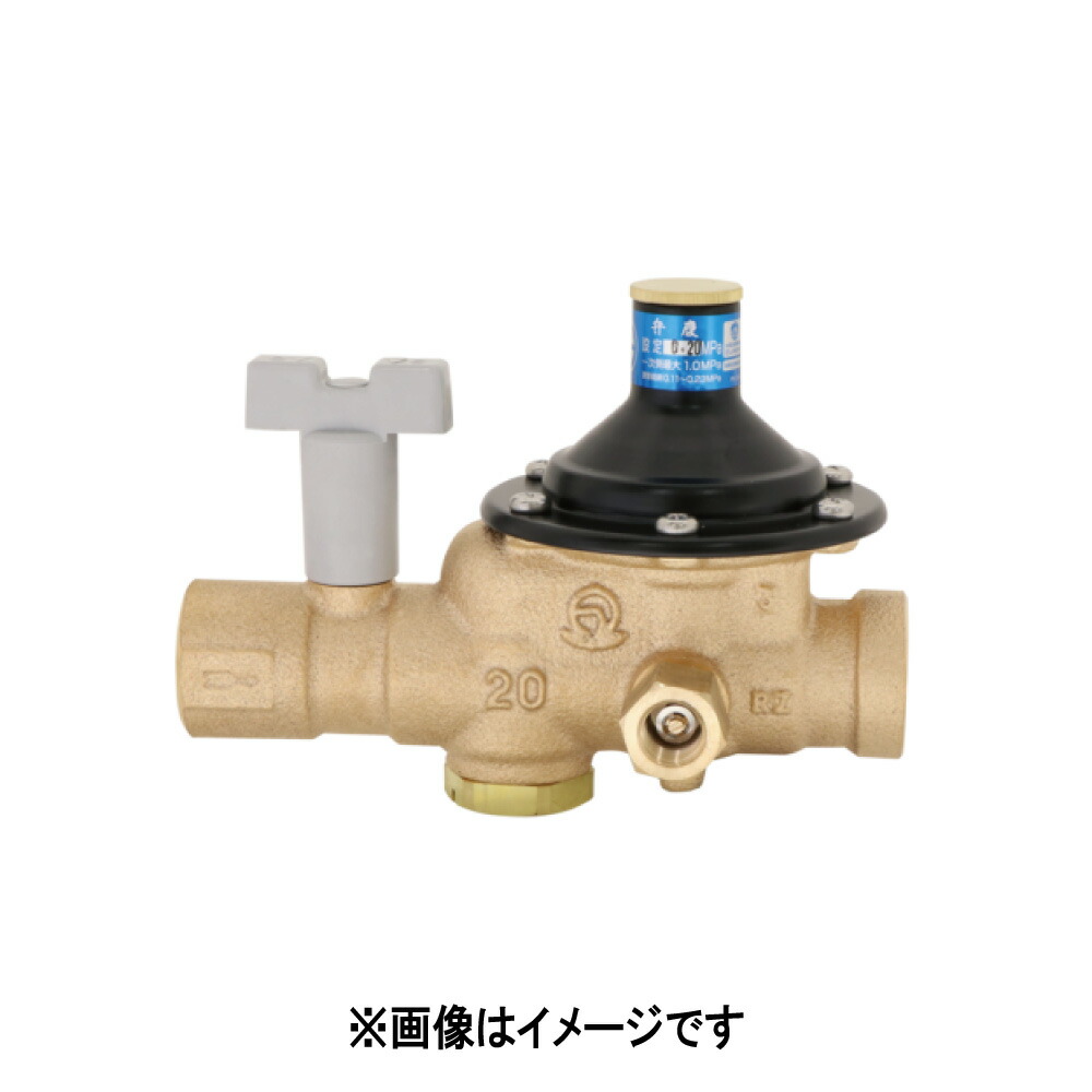 ﾍﾞﾝ 減圧弁 止水栓付捻込 JIS CAC 1.0Mpa : RD45S N-FML[2=0.11~0.23] Rc20&there4;｜たね葉