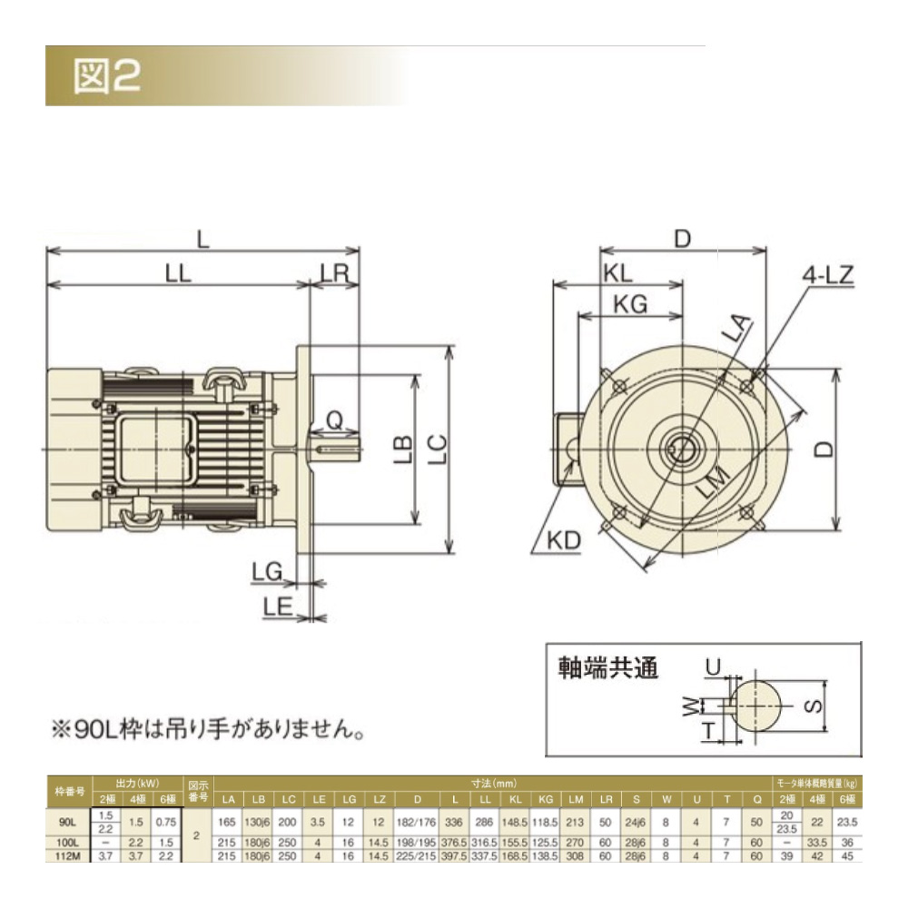 日立産機ｼｽﾃﾑ《VTFO-LK-2.2KW-4P 4V》〈2.2KW VTFO-LK 4P 400V〉｛VTFO-LK-4P 4V-2.2KW｝［VTFO-LK 2.2KW 4P 400V］「1382-1520」:三相ﾓｰﾄﾙ 400V ﾌﾗﾝｼﾞ打っ付け･立型･屋内･全閉外扇型(ｻﾞ･ﾓｰﾄﾙNeo100 Premium)4極∴HITACHI ﾓｰﾀｰ