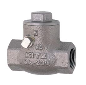 KITZ UO65 (UNS-N同等):SUS Bシリーズ 10K 捻込 チャッキ スイング SCS13∴逆止弁 チャッキバルブ チャッキ弁 キッツ 北沢 バルブ 捻込 ねじ 配管|たね葉