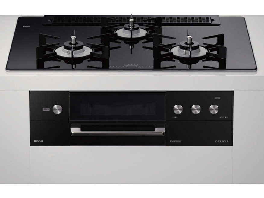 ⊥･ﾘﾝﾅｲ RHS71W31E11RCABW LPG (52-5719) : DELICIA|75珊|3V|液晶D|ﾅｲﾄﾌﾞﾗｯｸ|ｻﾞ･ｺｺｯﾄ付 ∴
