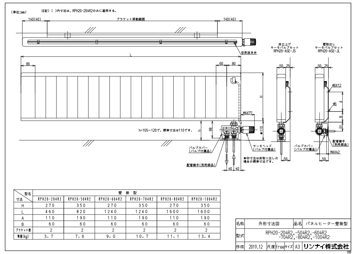 71%OFF!】 RPH10-1400RVL2G リンナイ Rinnai パネルヒーター fisd.lk