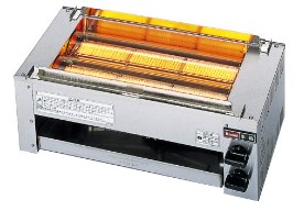 ⊥･ﾘﾝﾅｲ RGK-62D(A) LPG (ﾌﾟﾛﾊﾟﾝｶﾞｽ) (43-4618) : 御役目用焼物器 串焼 62号 ∴