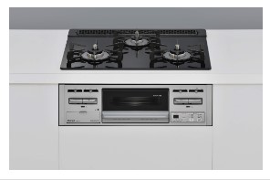 【地域に拠り 在庫あり】リンナイ RS31M5T1RVW LPG (プロパンガス) (52-3368) : ビルトインコンロ Standard (60cm|ガラストップ|ブラック2) ∴|たね葉