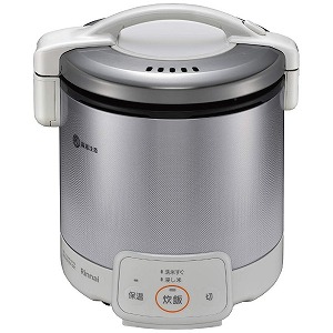 ⊥･ﾘﾝﾅｲ RR-050VQ(W) -都市ｶﾞｽ : ｶﾞｽ炊飯器 こがまる ｼﾞｬｰ付 VQｼﾘｰｽﾞ (5合|ﾎﾜｲﾄ) ∴