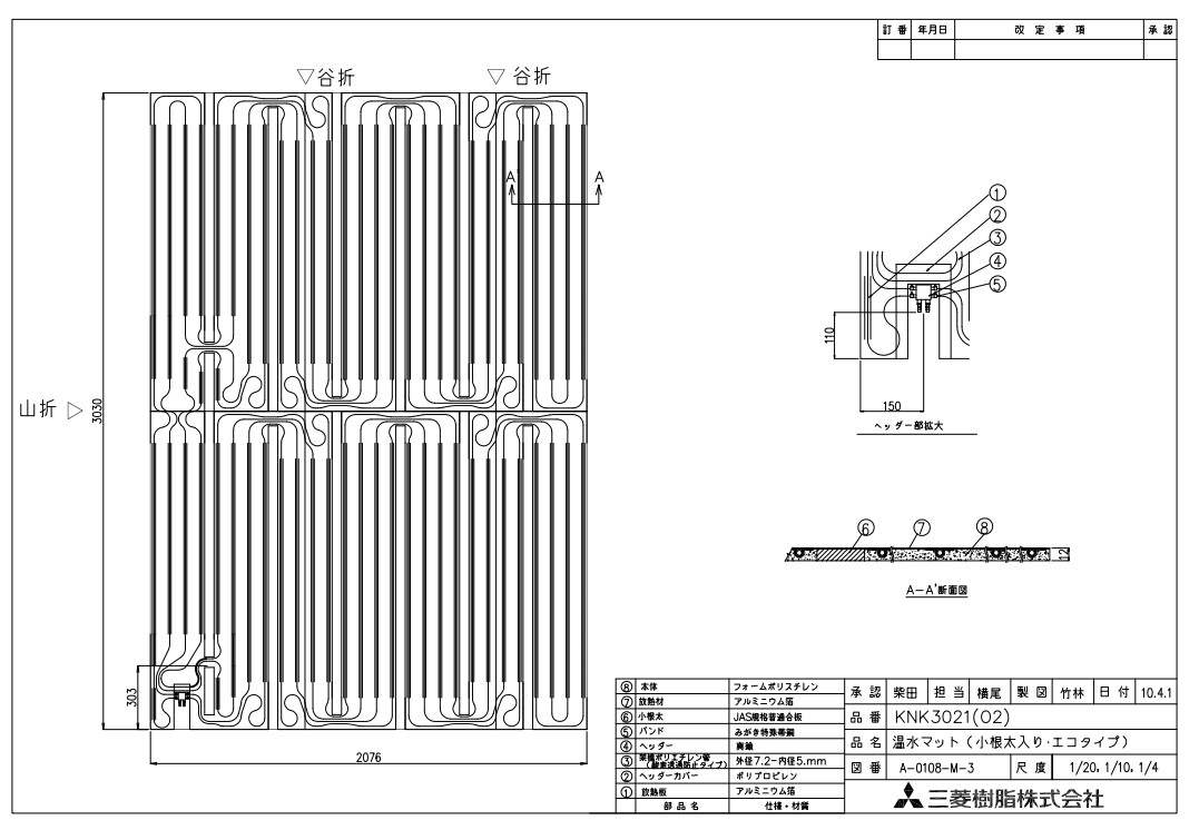 ﾘﾝﾅｲ KNK3021C 温水ﾏﾂﾄ (25-3487) : 温水ﾏｯﾄ &there4;｜たね葉
