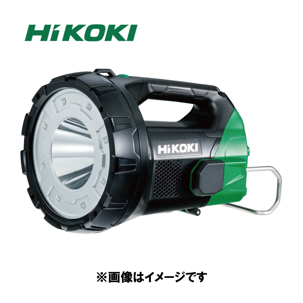 HIKOKI《UB18DA》充電式ｻｰﾁﾗｲﾄ 電池別 14.4/18V : UB18DA -.-Ah x無 本体丈∴