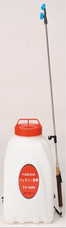 安田製作 TY-LI 1000 : ﾊﾞｯﾃﾘｰ背負動噴  10L ﾘﾁｳﾑ14.4V 3.0AH∴YASUDA 動力 噴霧機 家庭菜園 散水 撒きちらす 洗い濯ぎ 洗い濯ぎ 栽培所 農作 農薬 防除 殺虫剤