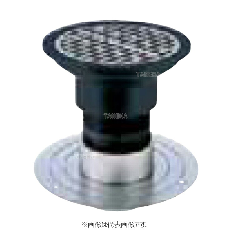 ﾚｵﾅｰﾄﾞ《JL-SSP100》海水浴場.塩水用 丸 底部  吸込.吐き出す.連通+雨合羽皿 : JL-SSP 100  (目皿部316+連通管両捻VP+雨合羽皿ﾁﾀﾝ)∴