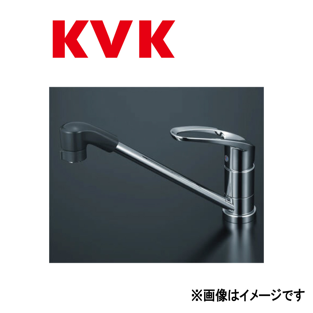 KVK《KM5011TF》 : 流し台用ワンレバー式シャワー付混合栓 ∴ケーブイケー |たね葉