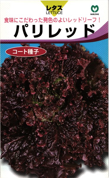 楽天市場 リーフレタス 種 パリレッド 丸種 小袋 種兵ネットショッピング