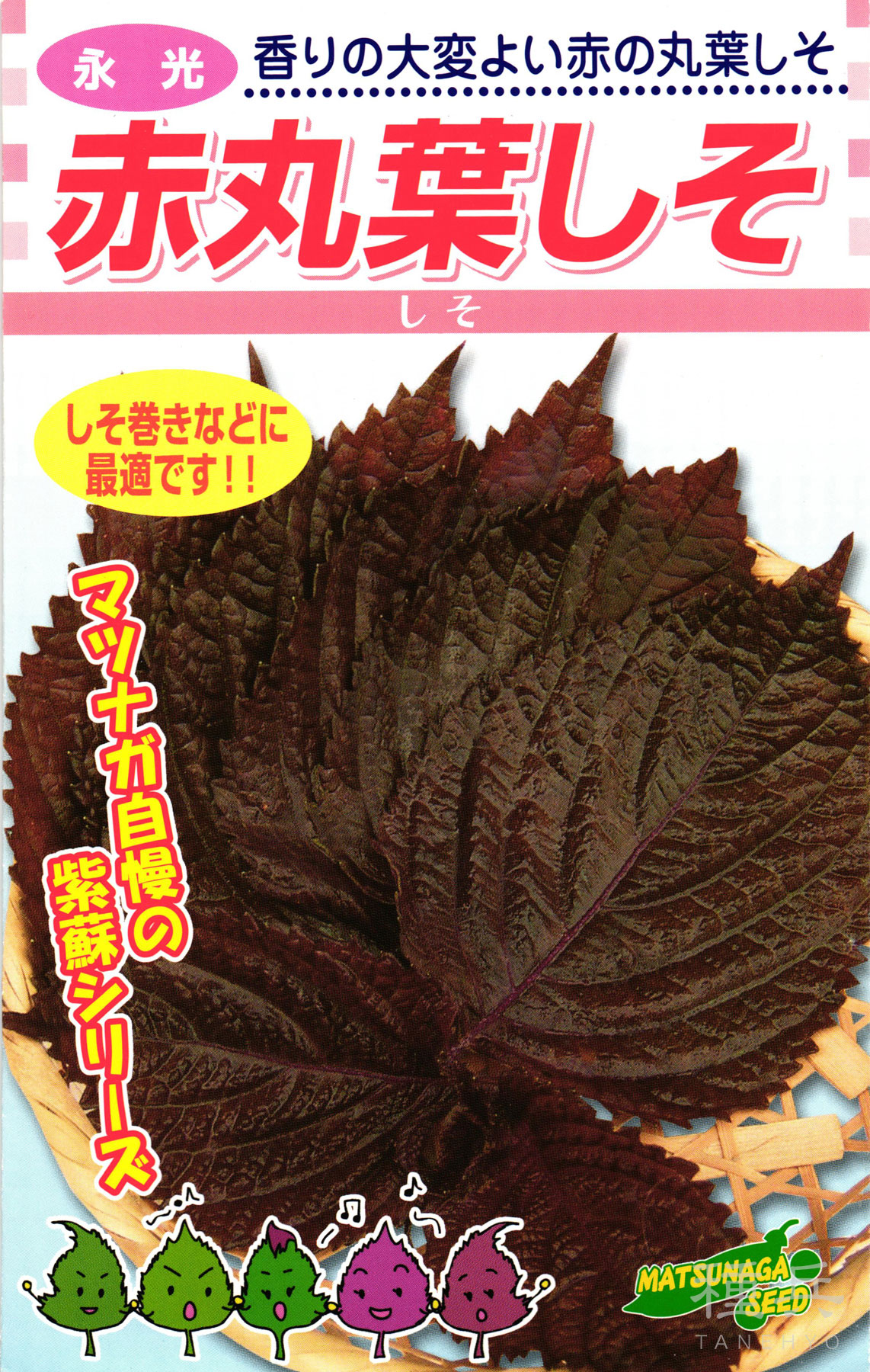 赤しそ 種 『赤丸葉しそ』  松永種苗
