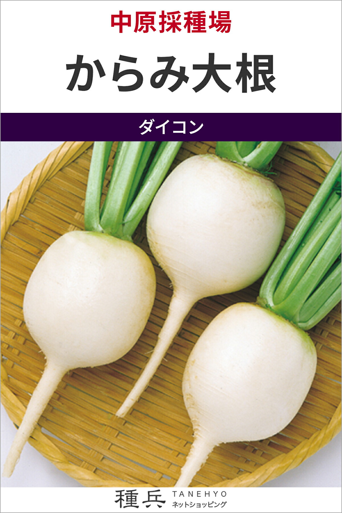辛さ大根役者 種 『からみ大根役者』  中原採種場