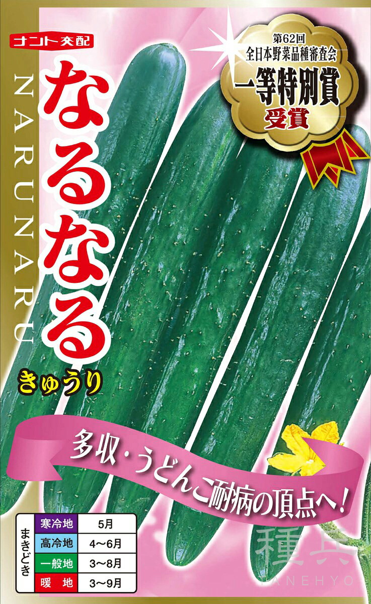 胡瓜 種 『なるなる』  ナント種苗