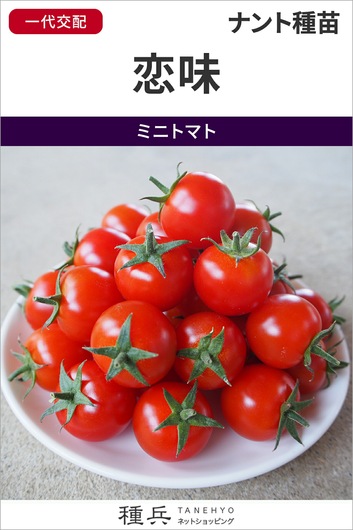 ミニトマト 種 『恋味（こいあじ）』 ナント種苗