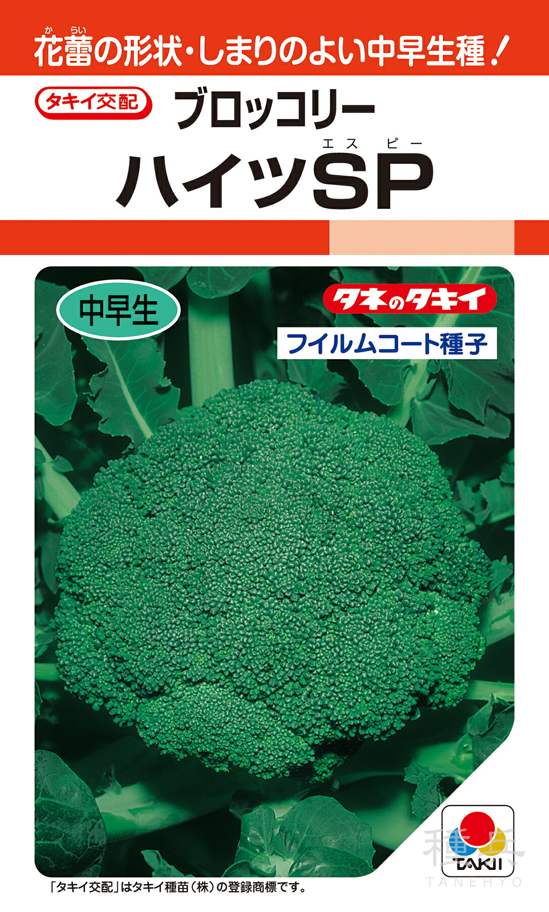 頂花蕾兼用種ブロッコリー 種 『ハイツSP』 ABR022 タキイ種苗