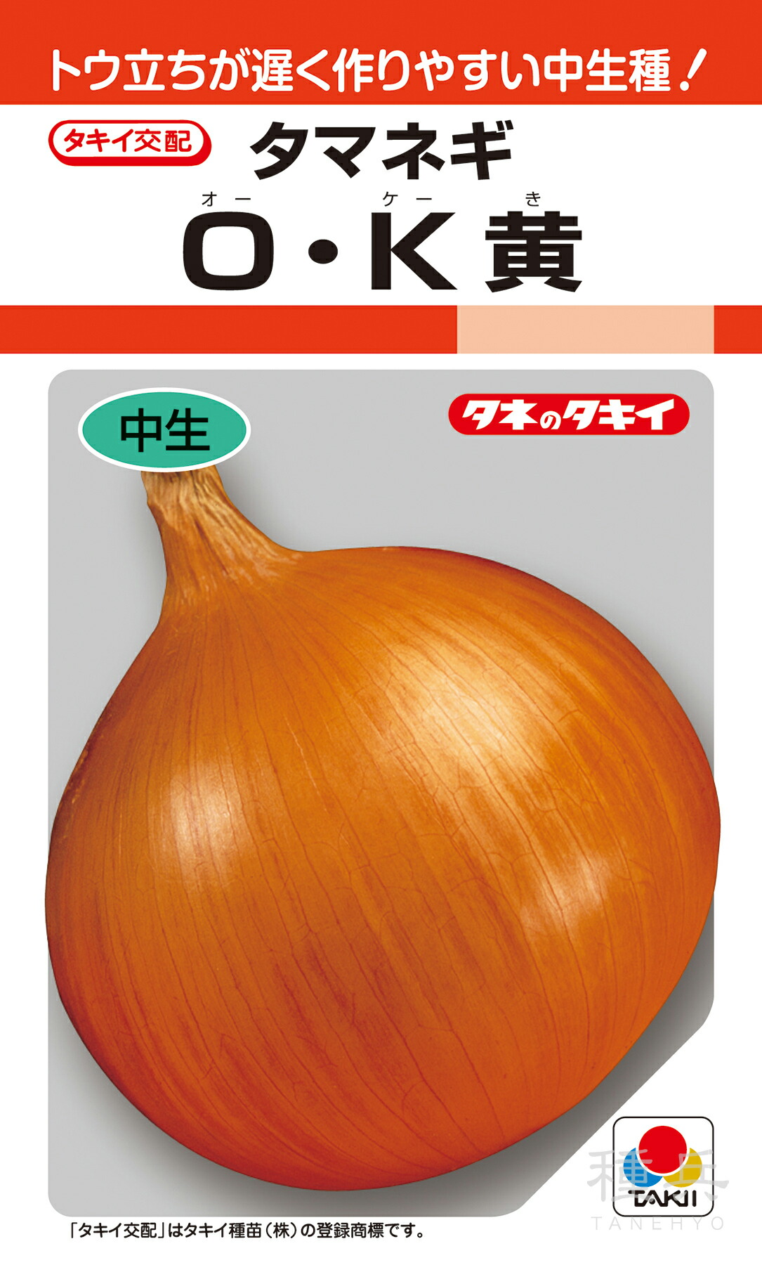中生種タマネギ 種 『O・K黄』 ATA023 タキイ種苗