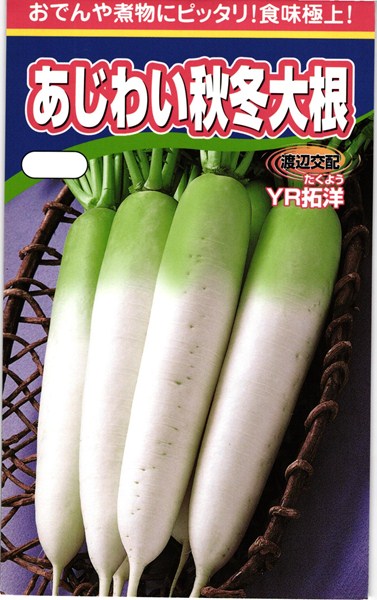 人気ブランドを 秋冬どりダイコン 種 あじわい秋冬大根 Yr拓洋 2dl 渡辺農事 格安即決 Escolasbarquinha Pt