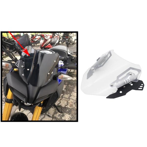 モーターサイクルビッグウィンドシールドウィンドスクリーンウィンドデフレクターヤマハMT-15M-SLAZ 18-21 20202021安全運｜たねまるクローズショップ