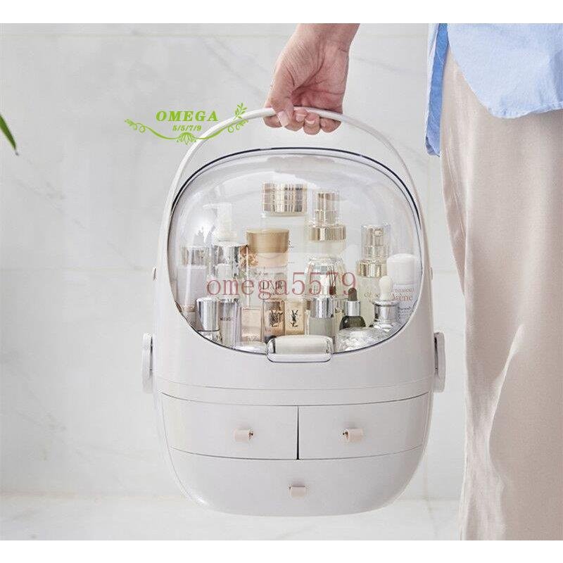 メイクボックス 化粧品収納ボックス メイクケース 防塵 化粧箱 化粧品収納ケース コスメ収納 大容量